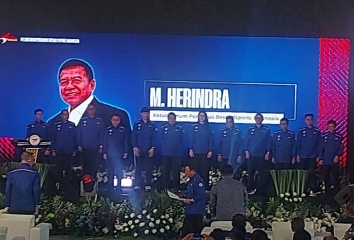 Pelantikan PB ESI, Menpora Dukung Herindra Perkuat Prestasi Esports Indonesia